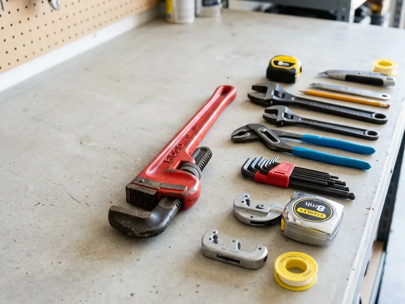 Professional plumbers in East Thermopolis, WY equipped with top-tier tools for residential and commercial plumbing services.